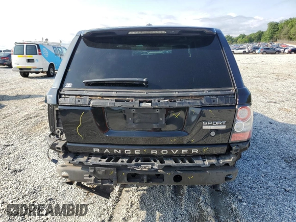 2011 Land Rover Range Rover Sport HSE Lux with VIN SALSK2D42BA291294, listed as a Copart auction lot 54055795 with 177,493 mi miles and Salvage Title. Bid and sale history available at DreamBid. Image 6.