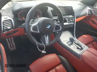 2022 BMW 8 Series 840i with VIN WBAGV2C07NCH63534, listed as a Copart auction lot 74443014 with 12,838 mi miles and Non Repairable. Bid and sale history available at carsss.com. Image 8.