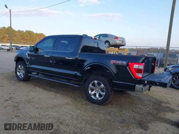 2022 Ford F-150 XL with VIN 1FTFW1E88NFA58181, listed as a IAAI auction lot 40763083 with 39,440 mi miles. Bid and sale history available at carsss.com. Image 3.