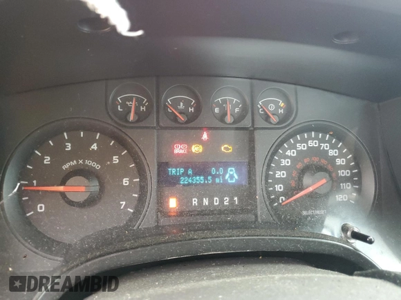 2010 Ford F-150 XL with VIN 1FTEX1CW2AFA98373, listed as a Copart auction lot 63104295 with 224,355 mi miles and Clean title. Bid and sale history available at DreamBid. Image 9.