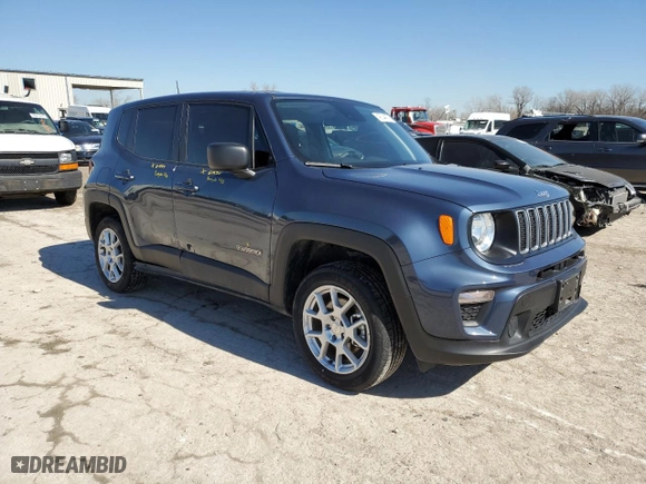 2023 Jeep Renegade Upland with VIN ZACNJDB11PPP12907, listed as a Copart auction lot 46144075 with 30,637 mi miles and Salvage Title. Bid and sale history available at carsss.com. Image 4.
