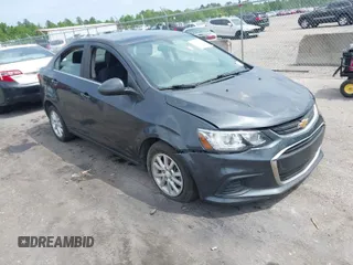 2017 Chevrolet Sonic LT with VIN 1G1JD5SBXH4102715, listed as a IAAI auction lot 42095143 with 109,659 mi miles and . Bid and sale history available at DreamBid. Image 1.