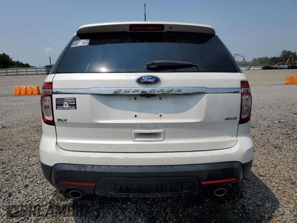 2012 Ford Explorer XLT with VIN 1FMHK8D88CGA11024, listed as a Copart auction lot 59856905 with Not provided miles and Salvage title. Bid and sale history available at DreamBid. Image 6.