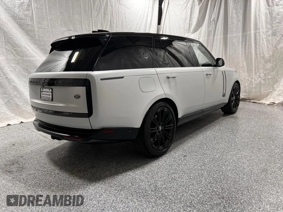 2023 Land Rover Range Rover with VIN SALK1BE77PA033825, listed as a Copart auction lot 56371645 with 16,581 mi miles and Clean Title. Bid and sale history available at DreamBid. Image 4.