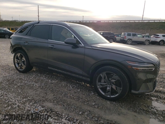 2024 Genesis GV70 Advanced z VIN 5NMMCET14RH001336, wystawiony jako Copart lot #74972834 z przebiegiem Nie podano mil oraz Szkoda całkowita • Salvage title. Historia ofert i sprzedaży dostępna na DreamBid. Obrazek 4.
