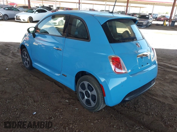 2015 FIAT 500e с VIN 3C3CFFGE6FT503161, выставлен на аукционе IAAI как лот 42583326 с пробегом 21 162 миль миль и . История ставок и продаж доступна на DreamBid. Изображение 3.