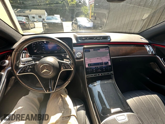 2022 Mercedes-Benz S 500 with VIN W1K6G6DB9NA135120, listed as a Copart auction lot 62720385 with 78,782 mi miles and Clean title. Bid and sale history available at DreamBid. Image 9.