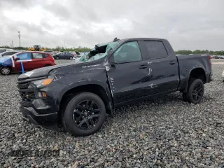 2024 Chevrolet Silverado 1500 Custom with VIN 3GCPDBEK4RG255834, listed as a Copart auction lot 52212395 with 8,945 mi miles and Salvage Title. Bid and sale history available at DreamBid. Image 1.
