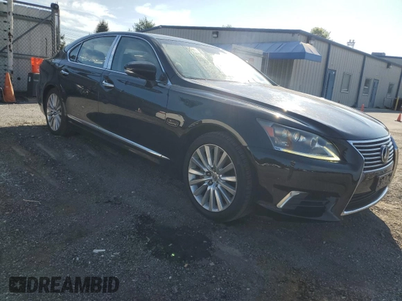 2013 Lexus LS 460 L with VIN JTHDL5EF9D5005711, listed as a Copart auction lot 66788754 with 130,114 mi miles and Salvage title. Bid and sale history available at DreamBid. Image 4.