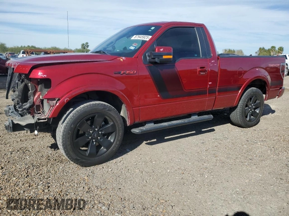 2014 Ford F-150 XL with VIN 1FTMF1CTXEFB06729, listed as a Copart auction lot 87945925 with 17,909 mi miles and Salvage title. Bid and sale history available at DreamBid. Image 1.
