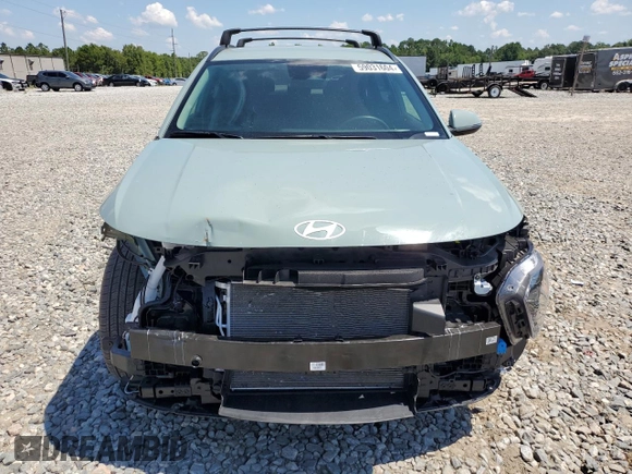 2024 Hyundai Kona SEL with VIN KM8HB3AB6RU062972, listed as a Copart auction lot 59031604 with 9,840 mi miles and Salvage Title. Bid and sale history available at DreamBid. Image 5.