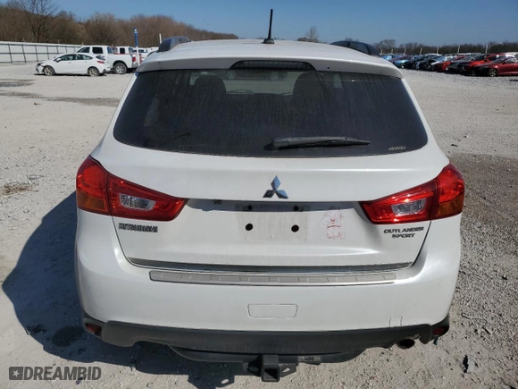 2015 Mitsubishi Outlander Sport SE with VIN 4A4AP4AU0FE018382, listed as a Copart auction lot 48770985 with 67,068 mi miles and Salvage Title. Bid and sale history available at carsss.com. Image 6.
