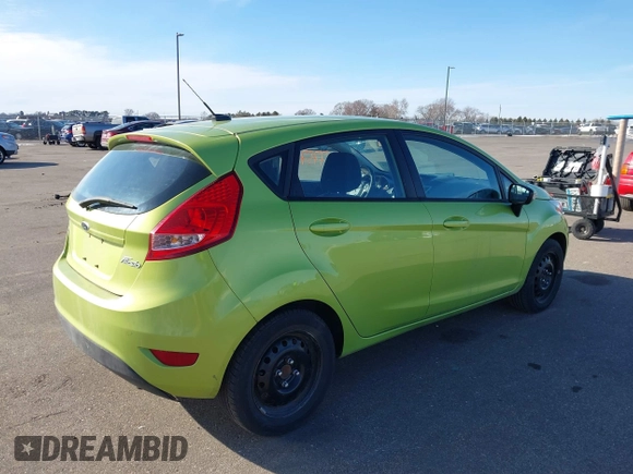 2013 Ford Fiesta SE with VIN 3FADP4EJ2DM162551, listed as a IAAI auction lot 41775724 with 166,750 mi miles. Bid and sale history available at carsss.com. Image 4.
