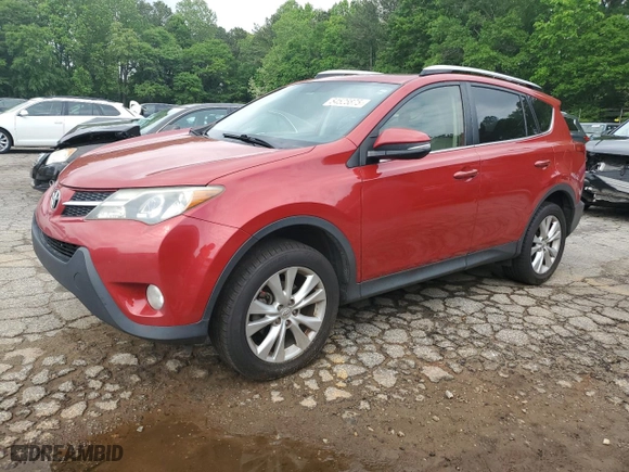 2015 Toyota RAV4 Limited with VIN JTMYFREV3FD050094, listed as a Copart auction lot 54525875 with 427,795 mi miles and Clean Title. Bid and sale history available at carsss.com. Image 1.