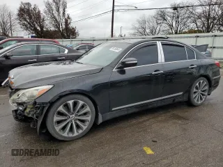 2013 Hyundai Genesis 5.0L R-Spec with VIN KMHGC4DH7DU219710, listed as a Copart auction lot 84150844 with 118,054 mi miles and Salvage Title. Bid and sale history available at carsss.com. Image 1.