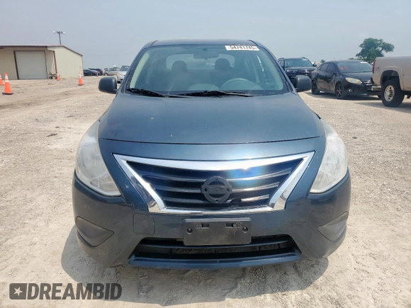 2015 Nissan Versa SV with VIN 3N1CN7AP2FL806259, listed as a Copart auction lot 54741745 with 145,982 mi miles and Salvage title. Bid and sale history available at DreamBid. Image 5.