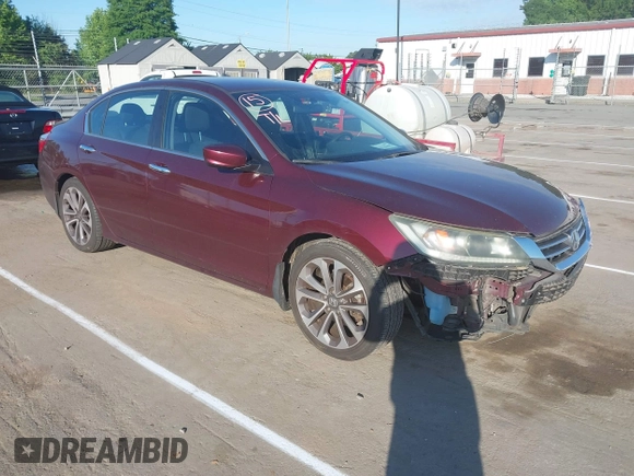 2015 Honda Accord Sport with VIN 1HGCR2F50FA117874, listed as a IAAI auction lot 42136595 with 152,240 mi miles and . Bid and sale history available at DreamBid. Image 1.