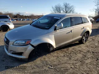 2007 Audi Q7 Premium with VIN WA1BY74L27D070708, listed as a Copart auction lot 44191455 with 151,303 mi miles and Salvage Title. Bid and sale history available at carsss.com. Image 1.