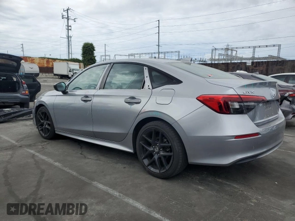 2022 Honda Civic Sport with VIN 2HGFE2F51NH541315, listed as a Copart auction lot 53289935 with 24,415 mi miles and Salvage Title. Bid and sale history available at carsss.com. Image 2.