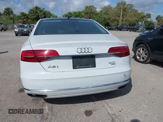 2015 Audi A8 L 4.0T with VIN WAU32AFD4FN002639, listed as a IAAI auction lot 41703951 with 103,722 mi miles. Bid and sale history available at carsss.com. Image 17.