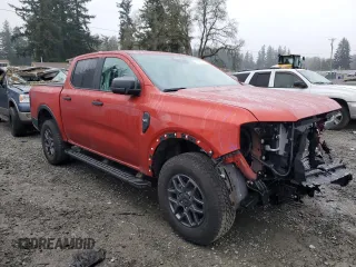 2024 Ford Ranger XLT with VIN 1FTER4HH3RLE32171, listed as a Copart auction lot 41435325 with 1,709 mi miles and Salvage Title. Bid and sale history available at carsss.com. Image 4.