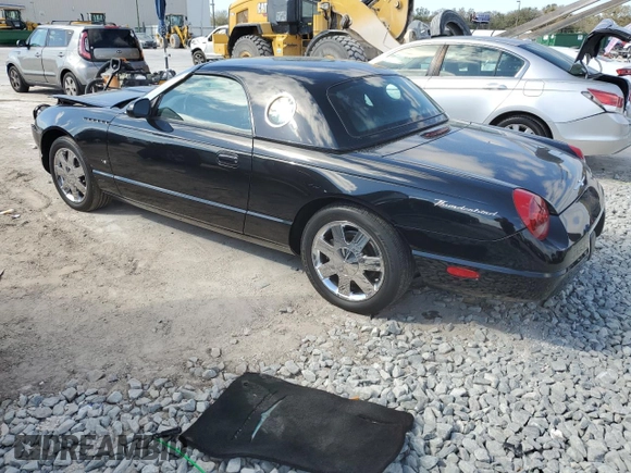 2004 Ford Thunderbird Deluxe z VIN 1FAHP60A74Y112611, wystawiony jako Copart lot #46393905 z przebiegiem 41 120 mil mil oraz Szkoda całkowita • Salvage title. Historia ofert i sprzedaży dostępna na DreamBid. Obrazek 2.