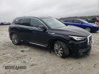 2019 Infiniti QX50 LUXE with VIN 3PCAJ5M14KF139392, listed as a Copart auction lot 44016043 with 75,854 mi miles. Bid and sale history available at carsss.com. Image 4.