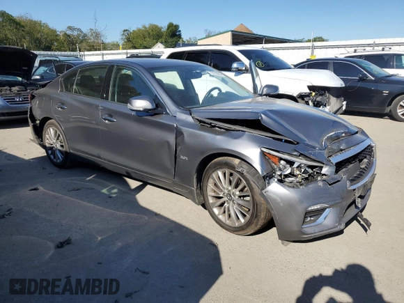 2018 Infiniti Q50 3.0t LUXE with VIN JN1EV7AR3JM431720, listed as a Copart auction lot 72119263 with 68,096 mi miles and Salvage Title. Bid and sale history available at carsss.com. Image 4.
