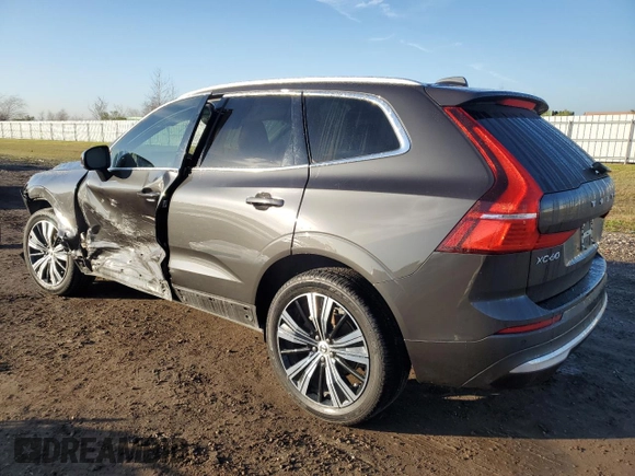 2022 Volvo XC60 Inscription with VIN YV4L12DL7N1014891, listed as a Copart auction lot 46793105 with Not Provided miles and Salvage Title. Bid and sale history available at carsss.com. Image 2.