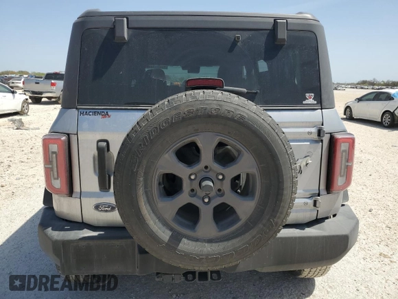 2024 Ford Bronco Big Bend with VIN 1FMDE7BH0RLA32534, listed as a Copart auction lot 49635935 with 15,900 mi miles and Salvage Title. Bid and sale history available at DreamBid. Image 6.