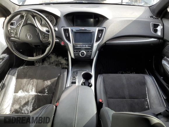 2018 Acura TLX w/A-SPEC Pkg with VIN 19UUB3F64JA004302, listed as a Copart auction lot 41686885 with 49,710 mi miles and Salvage Title. Bid and sale history available at carsss.com. Image 8.