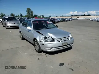 2005 Hyundai Accent GLS with VIN KMHCG45C55U623340, listed as a Copart auction lot 59587304 with 275,364 mi miles and Salvage Title. Bid and sale history available at carsss.com. Image 10.