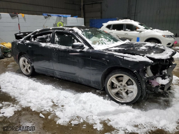 2016 Dodge Charger Police with VIN 2C3CDXKTXGH348335, listed as a Copart auction lot 44175135 with 0 mi miles and Salvage Title. Bid and sale history available at carsss.com. Image 4.