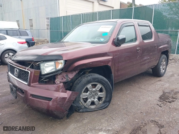 2007 Honda Ridgeline RTX with VIN 2HJYK16367H503022, listed as a IAAI auction lot 41526153 with 141,879 mi miles. Bid and sale history available at carsss.com. Image 2.