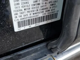 2011 Acura RL Technology with VIN JH4KB2F68BC000497, listed as a Copart auction lot 43734775 with 165,020 mi miles and Salvage Title. Bid and sale history available at DreamBid. Image 12.