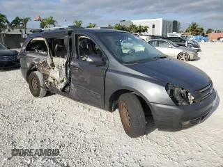 2012 Kia Sedona LX with VIN KNDMG4C77C6472498, listed as a Copart auction lot 53424005 with 0 mi miles and Clean Title. Bid and sale history available at carsss.com. Image 4.