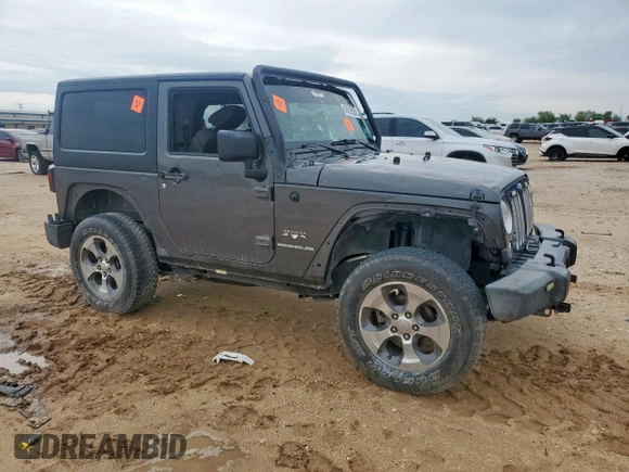 2017 Jeep Wrangler Sahara with VIN 1C4AJWBG4HL670837, listed as a Copart auction lot 60639525 with 153,049 mi miles and Salvage title. Bid and sale history available at DreamBid. Image 4.