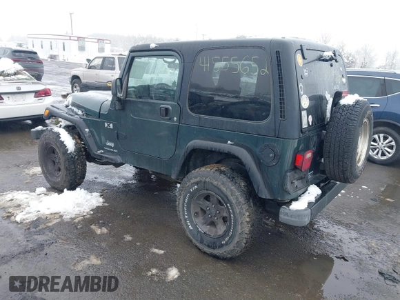2003 Jeep Wrangler X with VIN 1J4FA39S13P310046, listed as a IAAI auction lot 41555652 with 177,503 mi miles and . Bid and sale history available at DreamBid. Image 3.