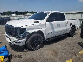 2022 Ram 1500 Big Horn z VIN 1C6SRFBT6NN117916, wystawiony jako Copart lot #61013935 z przebiegiem 43 241 mil mil oraz Szkoda całkowita • Salvage title. Historia ofert i sprzedaży dostępna na DreamBid. Obrazek 1.