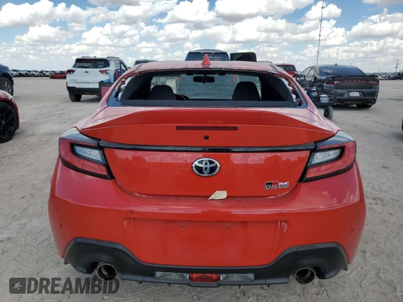 2022 Toyota GR86 Premium with VIN JF1ZNBF18N8756677, listed as a Copart auction lot 68984304 with 3,474 mi miles and Clean Title. Bid and sale history available at carsss.com. Image 6.