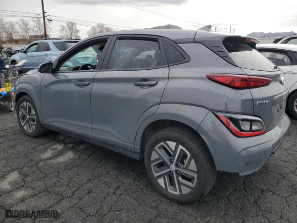 2023 Hyundai Kona Electric SE with VIN KM8K23AG9PU183722, listed as a Copart auction lot 42605225 with 26,776 mi miles and Non Repairable. Bid and sale history available at carsss.com. Image 2.