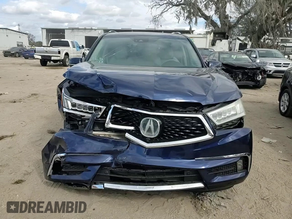 2019 Acura MDX Advance with VIN 5J8YD3H97KL002097, listed as a Copart auction lot 83845534 with Not Provided miles and Non Repairable. Bid and sale history available at DreamBid. Image 11.