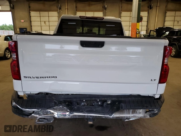 2022 Chevrolet Silverado 1500 LT with VIN 1GCUDDET3NZ599141, listed as a Copart auction lot 68729434 with 72,366 mi miles and Salvage Title. Bid and sale history available at DreamBid. Image 6.