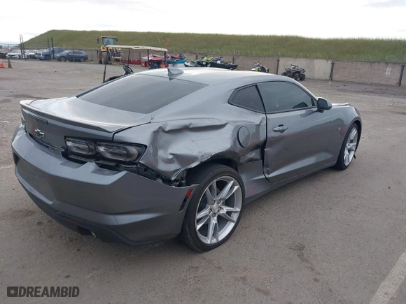 2022 Chevrolet Camaro 1LT with VIN 1G1FB1RX6N0123456, listed as a IAAI auction lot 42066753 with 1 mi miles. Bid and sale history available at carsss.com. Image 6.