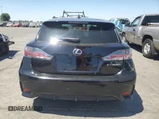 2014 Lexus CT 200h with VIN JTHKD5BH3E2190268, listed as a Copart auction lot 61480845 with 84,631 mi miles and Salvage title. Bid and sale history available at DreamBid. Image 6.