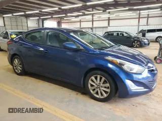 2016 Hyundai Elantra SE with VIN 5NPDH4AE1GH742917, listed as a Copart auction lot 60426485 with 129,078 mi miles and Salvage title. Bid and sale history available at DreamBid. Image 4.