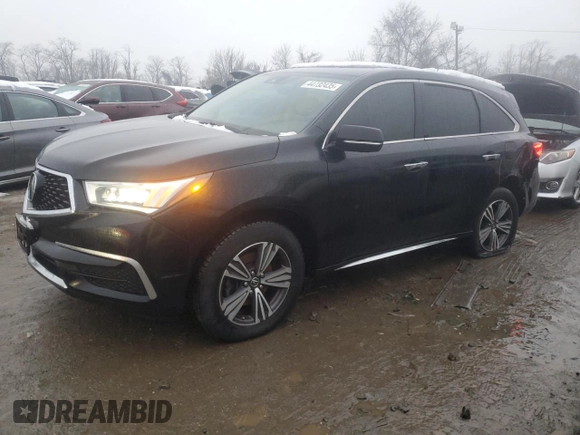 2018 Acura MDX z VIN 5J8YD4H34JL017799, wystawiony jako Copart lot #44732435 z przebiegiem 107 356 mil mil oraz Szkoda całkowita • Salvage title. Historia ofert i sprzedaży dostępna na DreamBid. Obrazek 1.