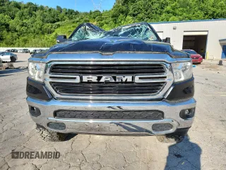 2020 Ram 1500 Big Horn with VIN 1C6SRFFT3LN329731, listed as a Copart auction lot 62726445 with 28,834 mi miles and Salvage title. Bid and sale history available at DreamBid. Image 5.