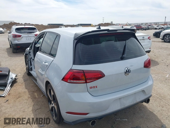 2019 Volkswagen GTI S z VIN 3VW6T7AU5KM020317, wystawiony jako IAAI lot #41790449 z przebiegiem 71 195 mil mil oraz . Historia ofert i sprzedaży dostępna na DreamBid. Obrazek 3.