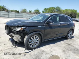 2019 Infiniti QX50 Essential z VIN 3PCAJ5M39KF115669, wystawiony jako Copart lot #52551625 z przebiegiem 65 261 mil mil oraz Szkody całkowita. Historia ofert i sprzedaży dostępna na DreamBid. Obrazek 1.